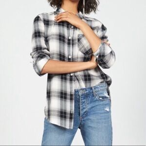 BP Nordstrom Flannel Black & White EUC